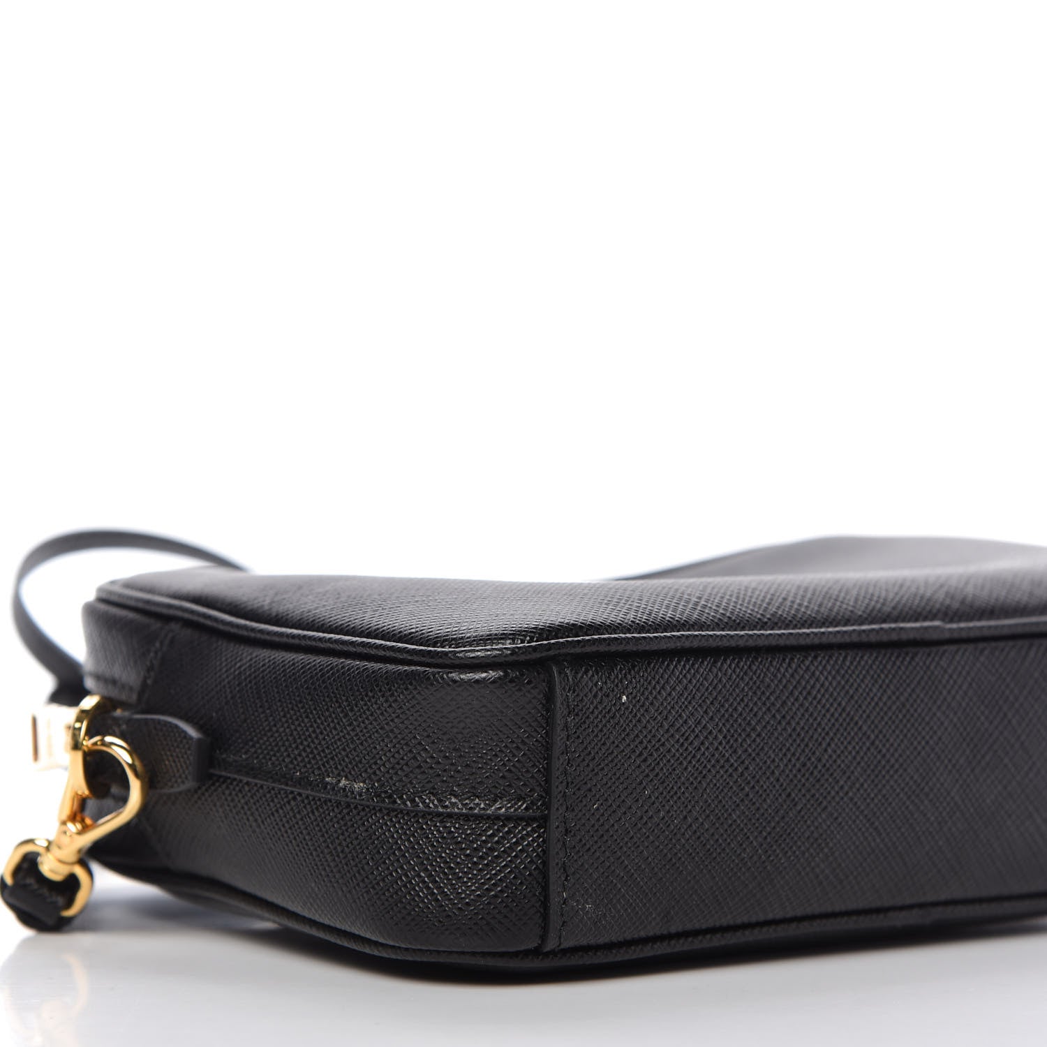 Prada Saffiano Lux Small Camera Crossbody Bag Black 6 of 10