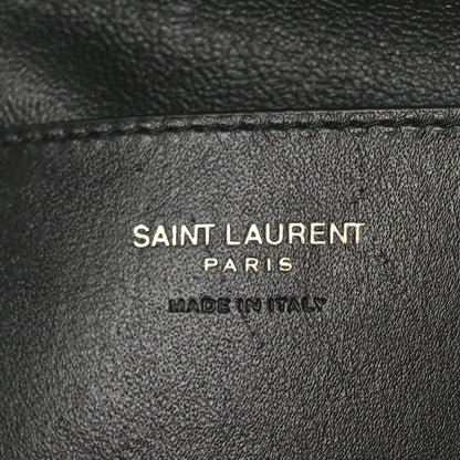 Saint Laurent Lambskin Long Calypso Pouch Black 6 of 7