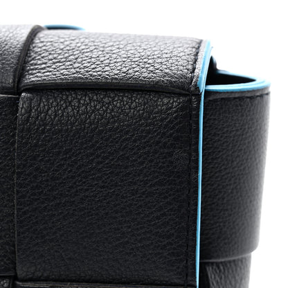 Bottega Veneta Grained Calfskin Intrecciato Cassette Belt Bag Deep Blue Pool 10 of 10