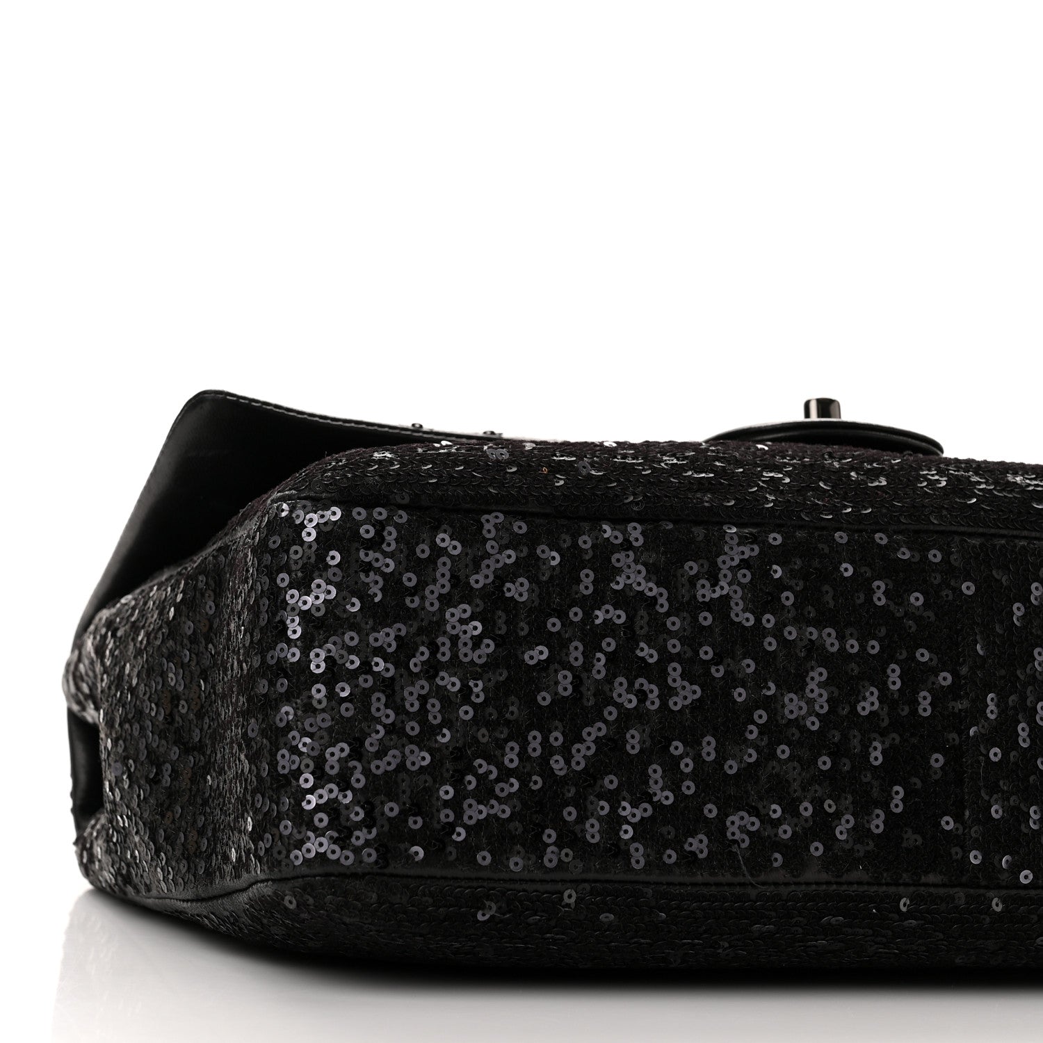 Chanel Sequin Lambskin Medium Moonlight on Water Flap Black 9 of 10