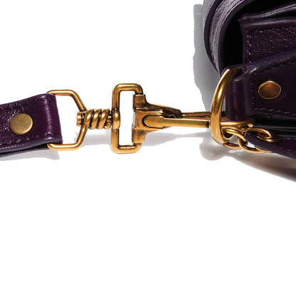 Proenza Schouler Lambskin PS1 Mini Pouch Messenger Bag Grape Jam 6 of 11