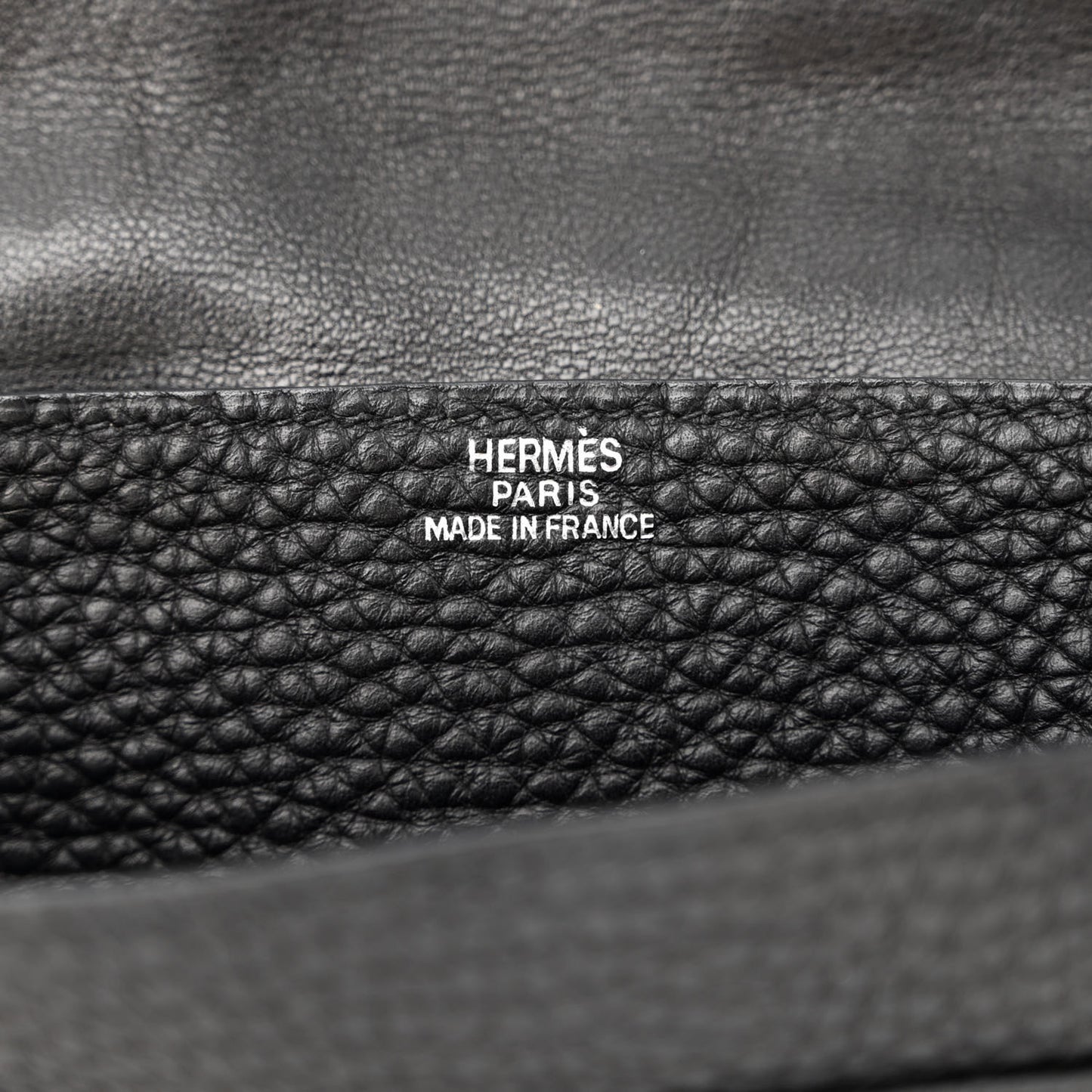Togo Dogon Wallet Waist Pouch Black