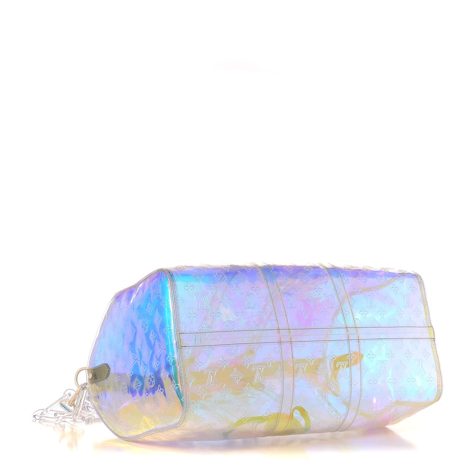 Louis Vuitton PVC Monogram Keepall Bandouliere 50 Iridescent Prism 4 of 8