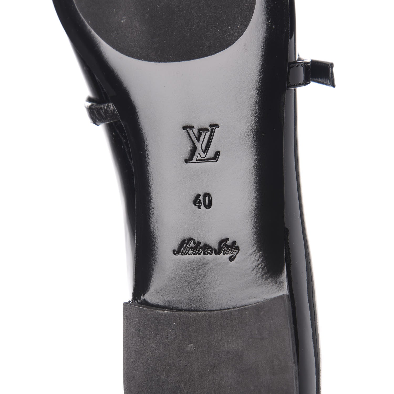 Louis Vuitton Patent Uniformes Ballerina Flat 40 Black 8 of 8