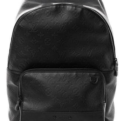 Louis Vuitton Calfskin Monogram Shadow Racer Backpack Black 7 of 9