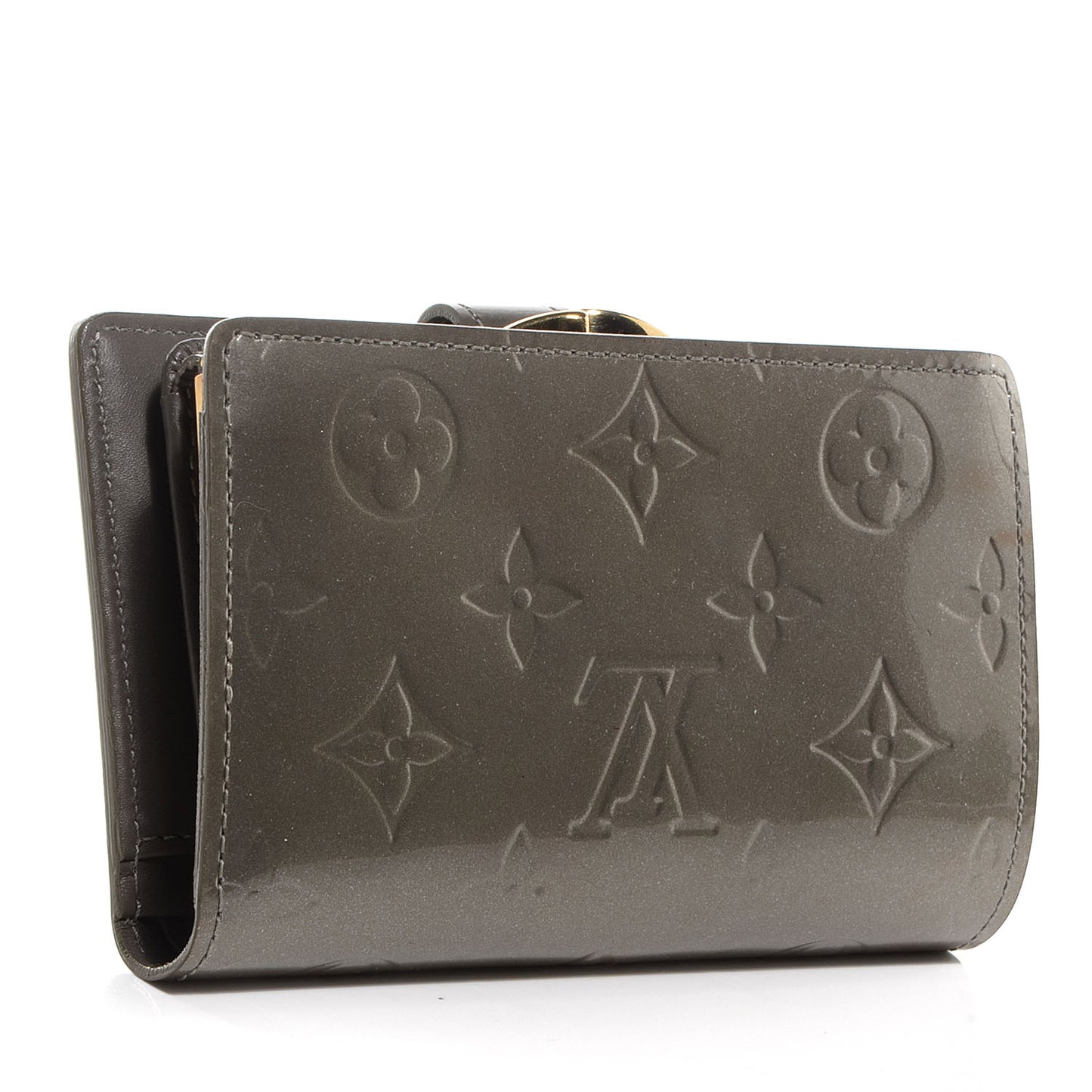Vernis French Purse Wallet Gris Art Deco