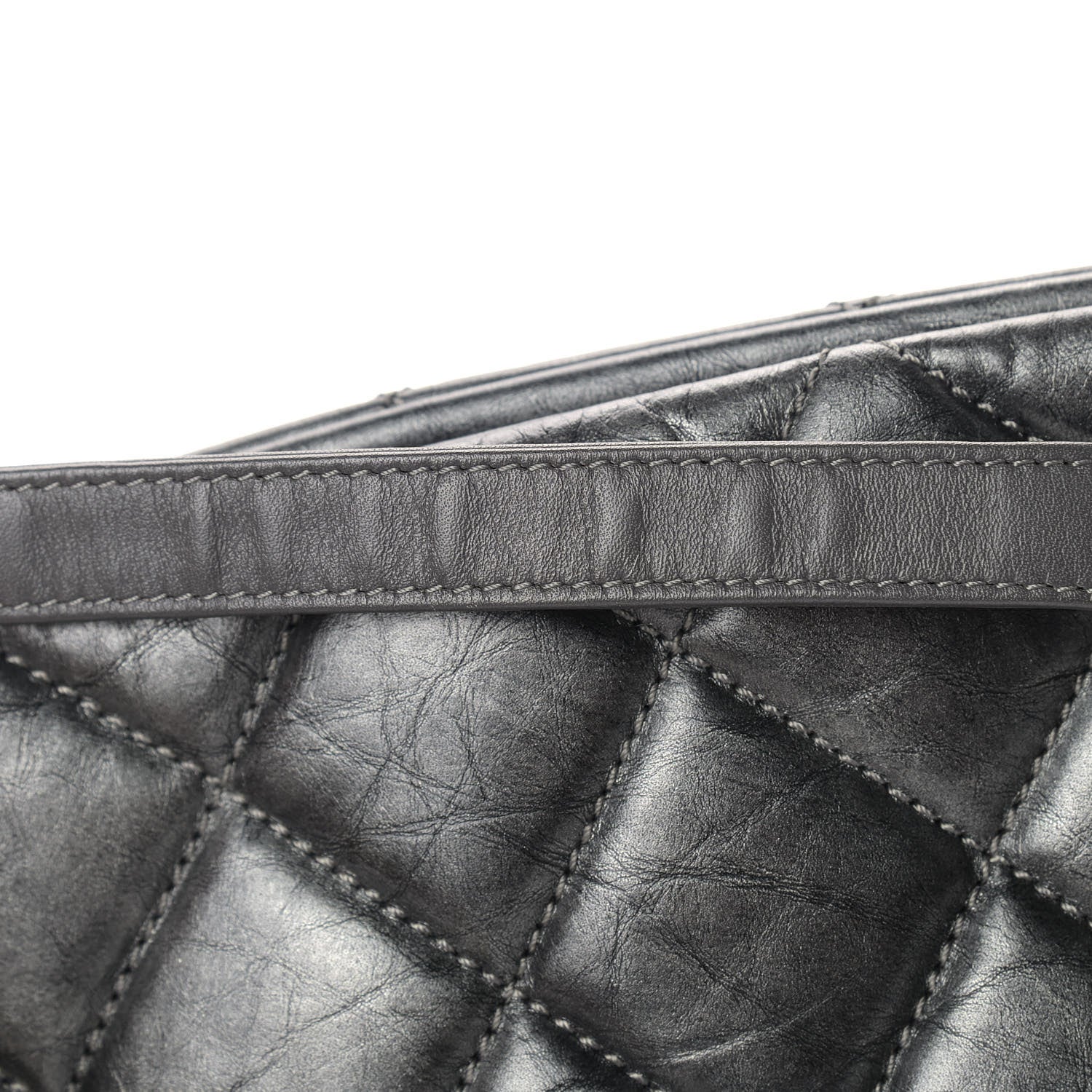 Chanel Aged Calfskin Medium Just Mademoiselle Bowling Bag Black 10 of 10