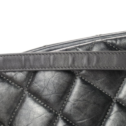 Chanel Aged Calfskin Medium Just Mademoiselle Bowling Bag Black 10 of 10