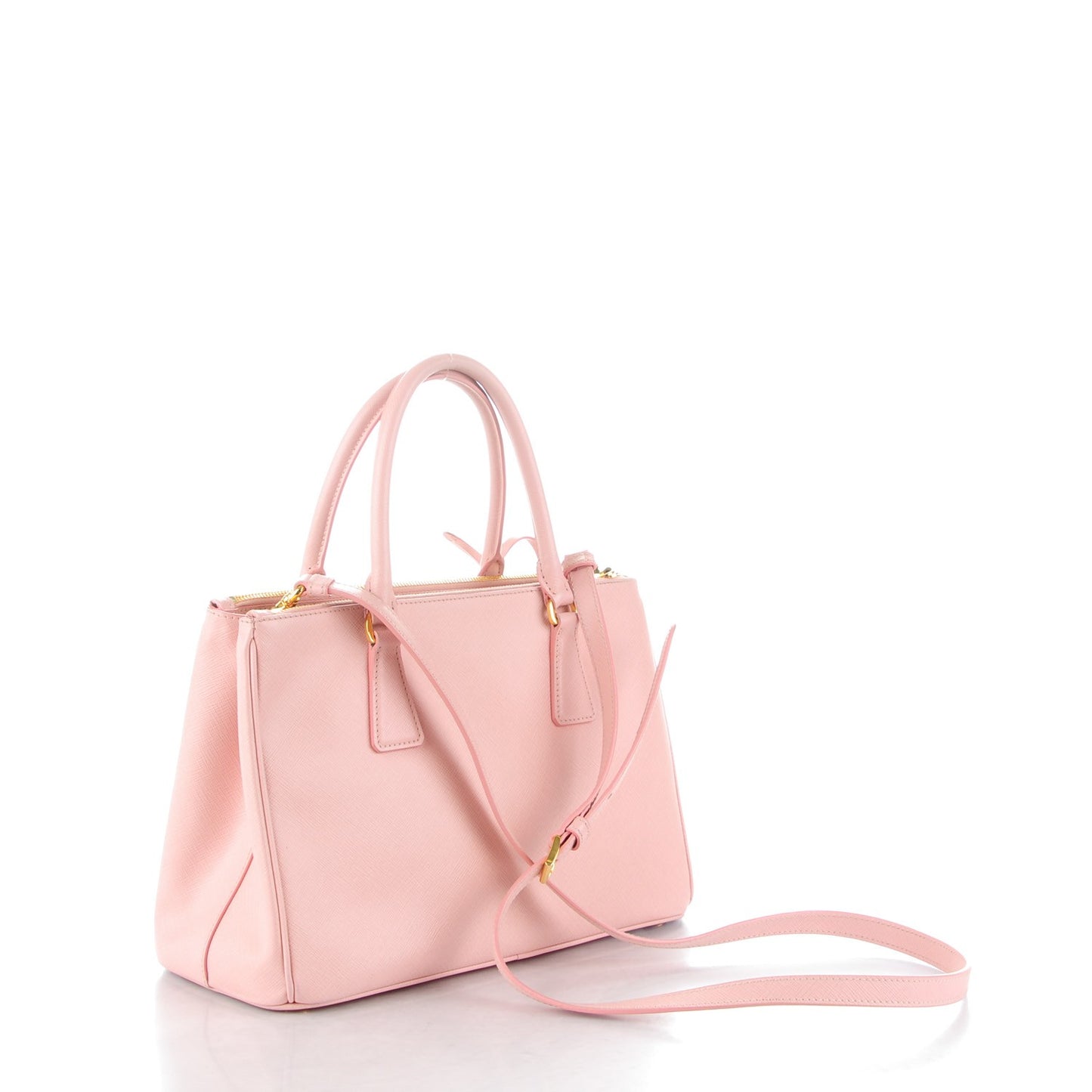 Saffiano Small Galleria Double Zip Tote Orchidea