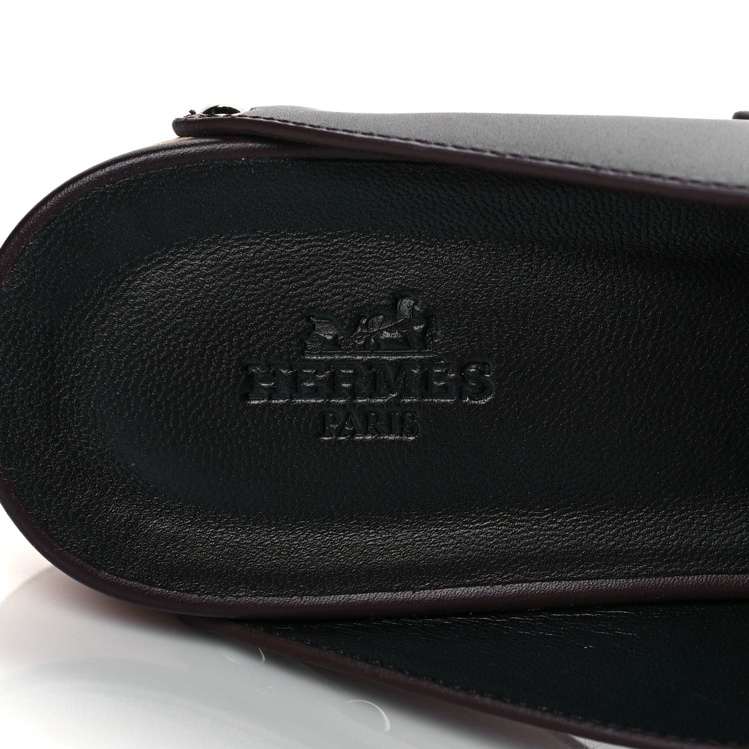 Hermes Calfskin Calya Mules 38 Cafe 8 of 9