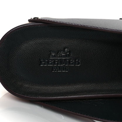 Hermes Calfskin Calya Mules 38 Cafe 8 of 9