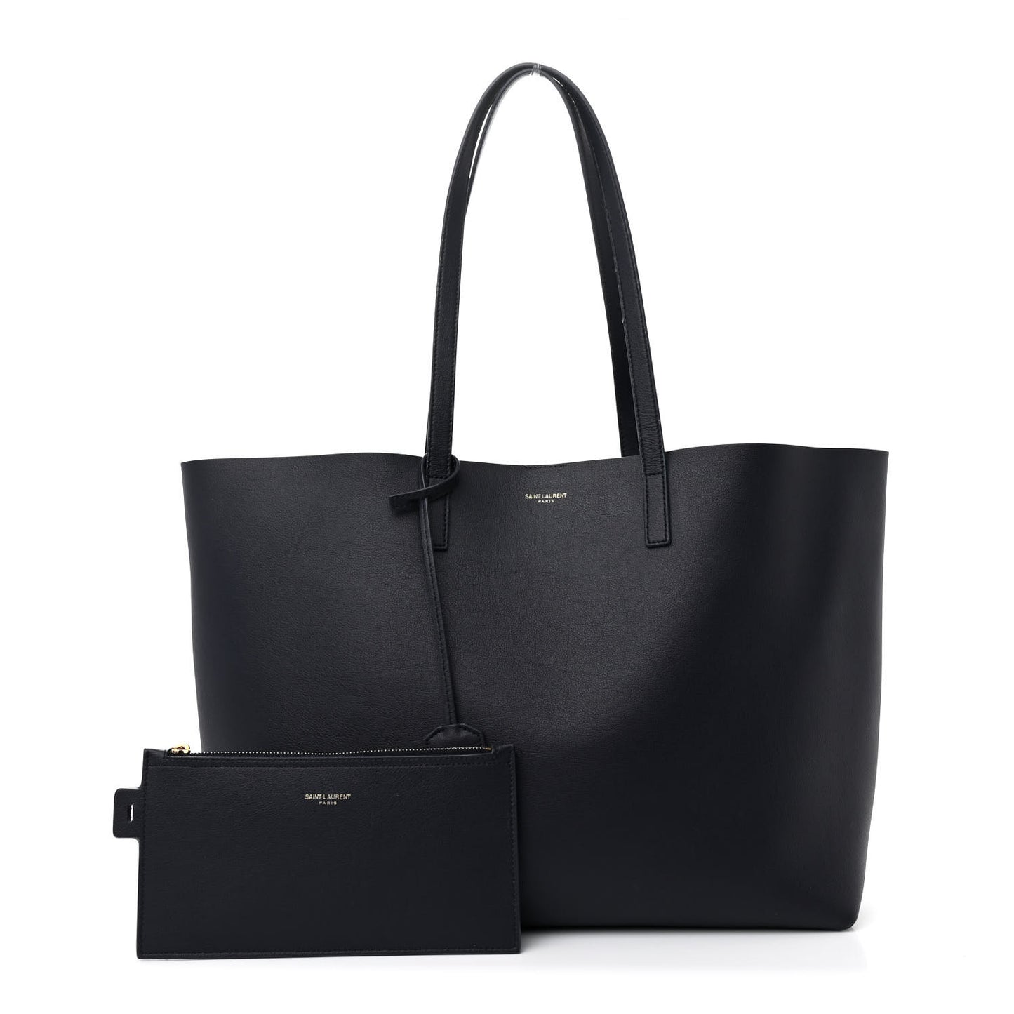 Calfskin Large Shopping Tote Deep Marine