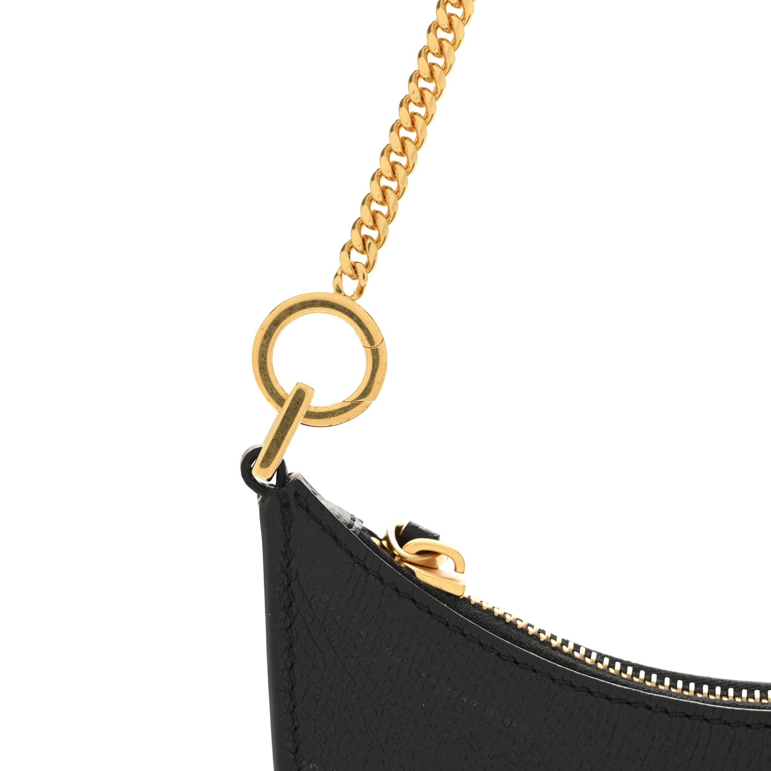 Valentino Garavani Grainy Calfskin Mini Vlogo Hobo Bag Black 10 of 11