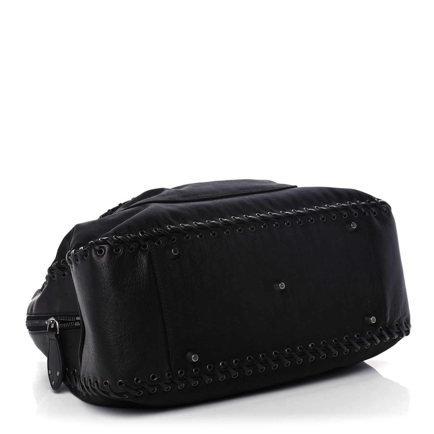 Monogram Ethnic Shoulder Bag Black