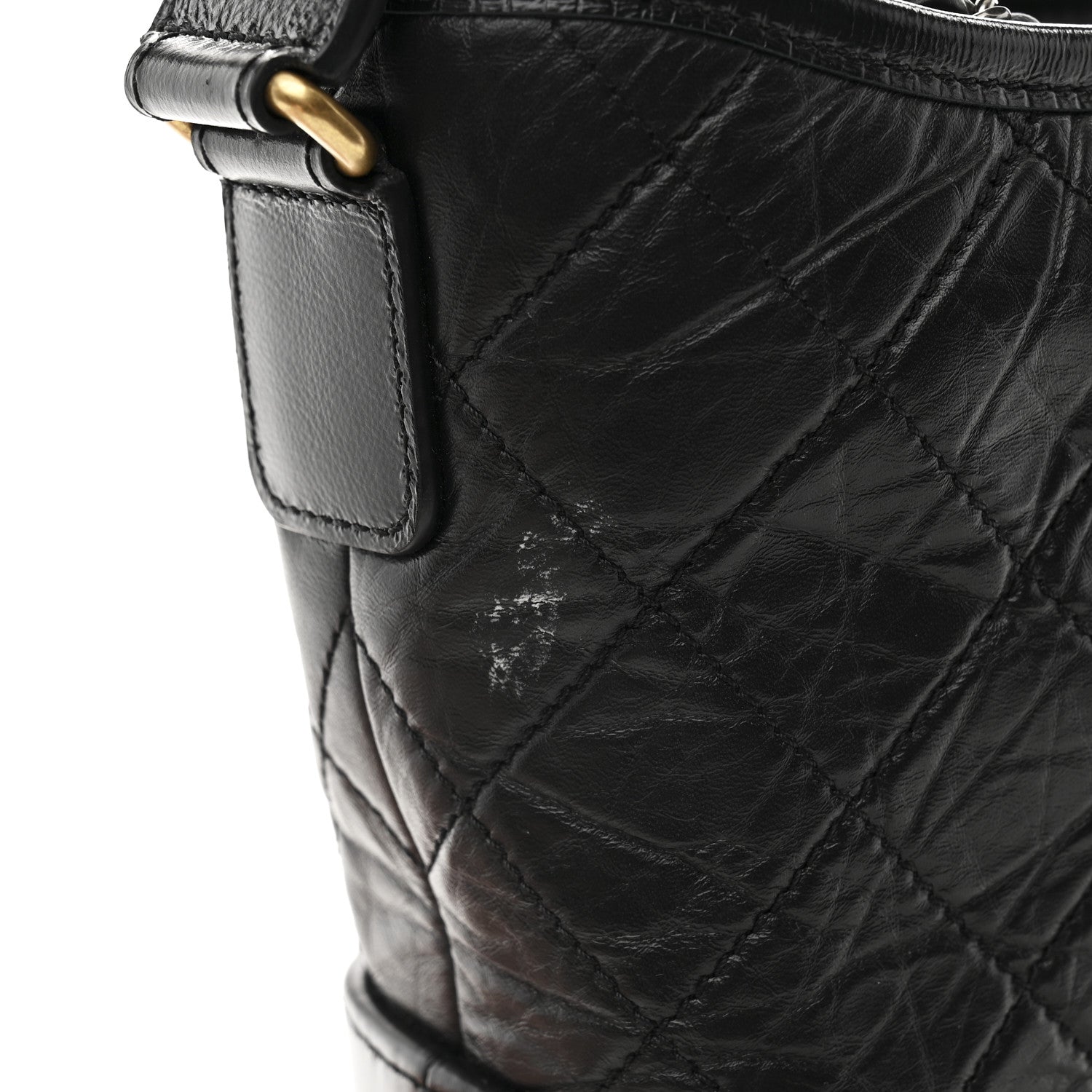 Chanel Aged Calfskin Quilted New Medium Gabrielle Hobo Black 11 of 11