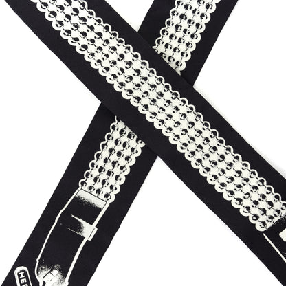 Hermes Silk Le Tresor De Medor Twilly Black White 2 of 5