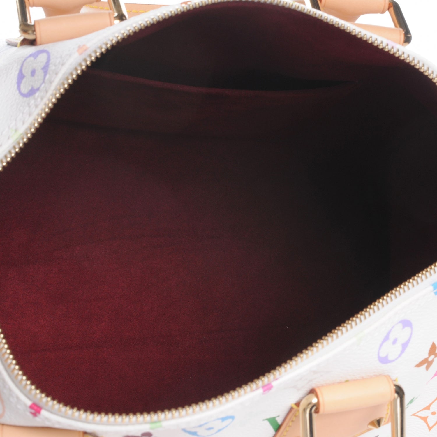 Louis Vuitton Monogram Multicolor Speedy 30 White 6 of 7