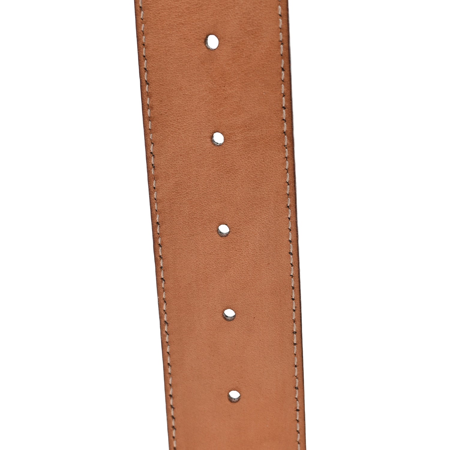 Gucci Guccissima Interlocking G Belt 85 34 Silver 4 of 5