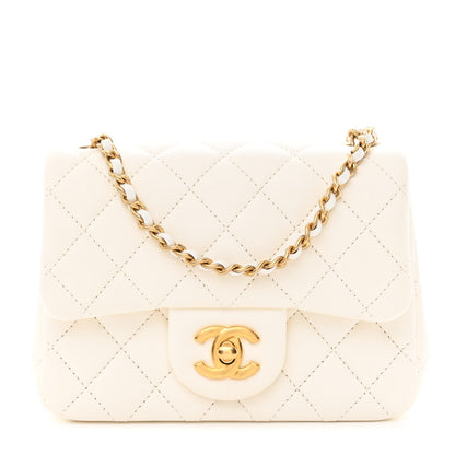 Chanel Lambskin Quilted Mini Pearl Crush Flap White 1 of 10