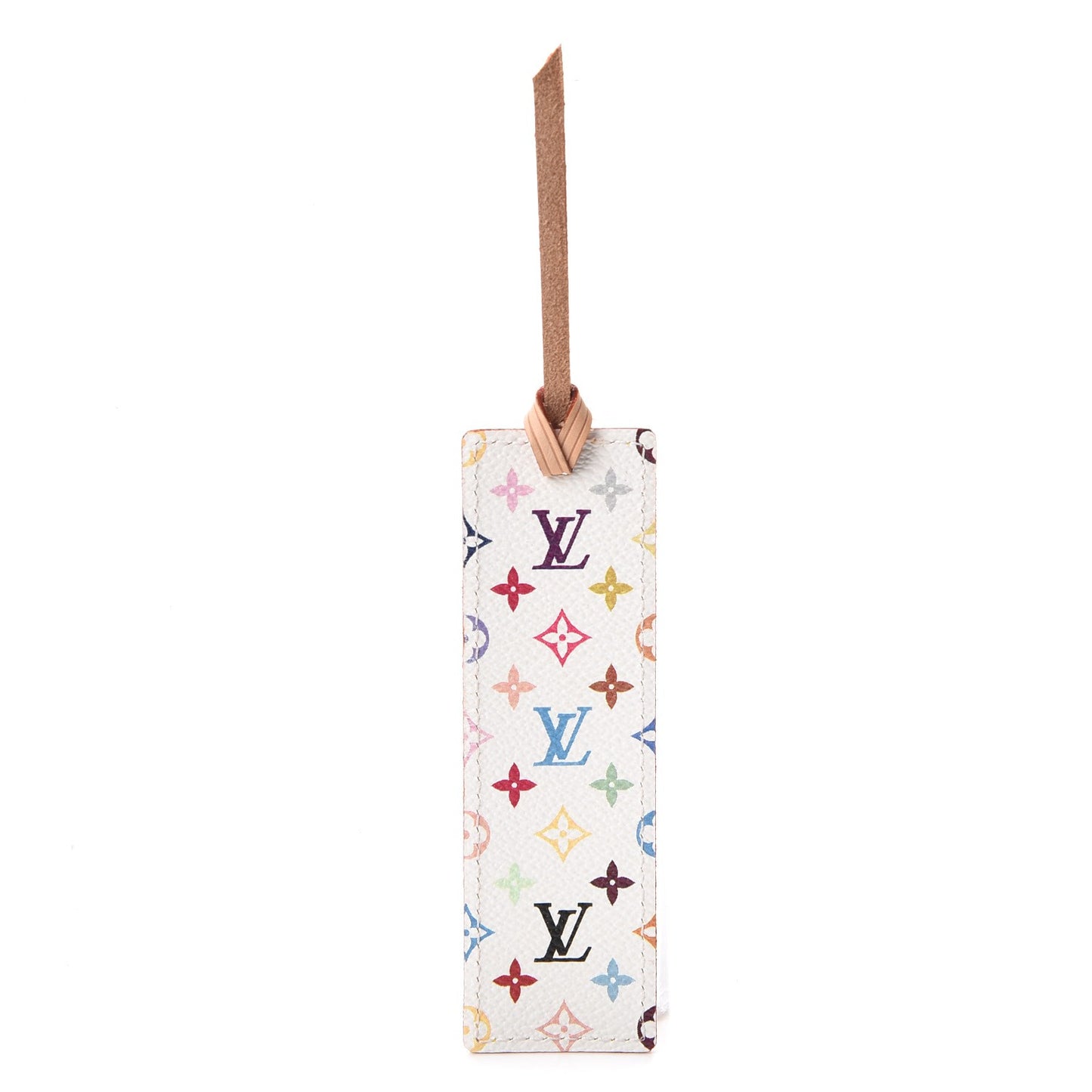 Monogram Multicolor Bookmark VIP White