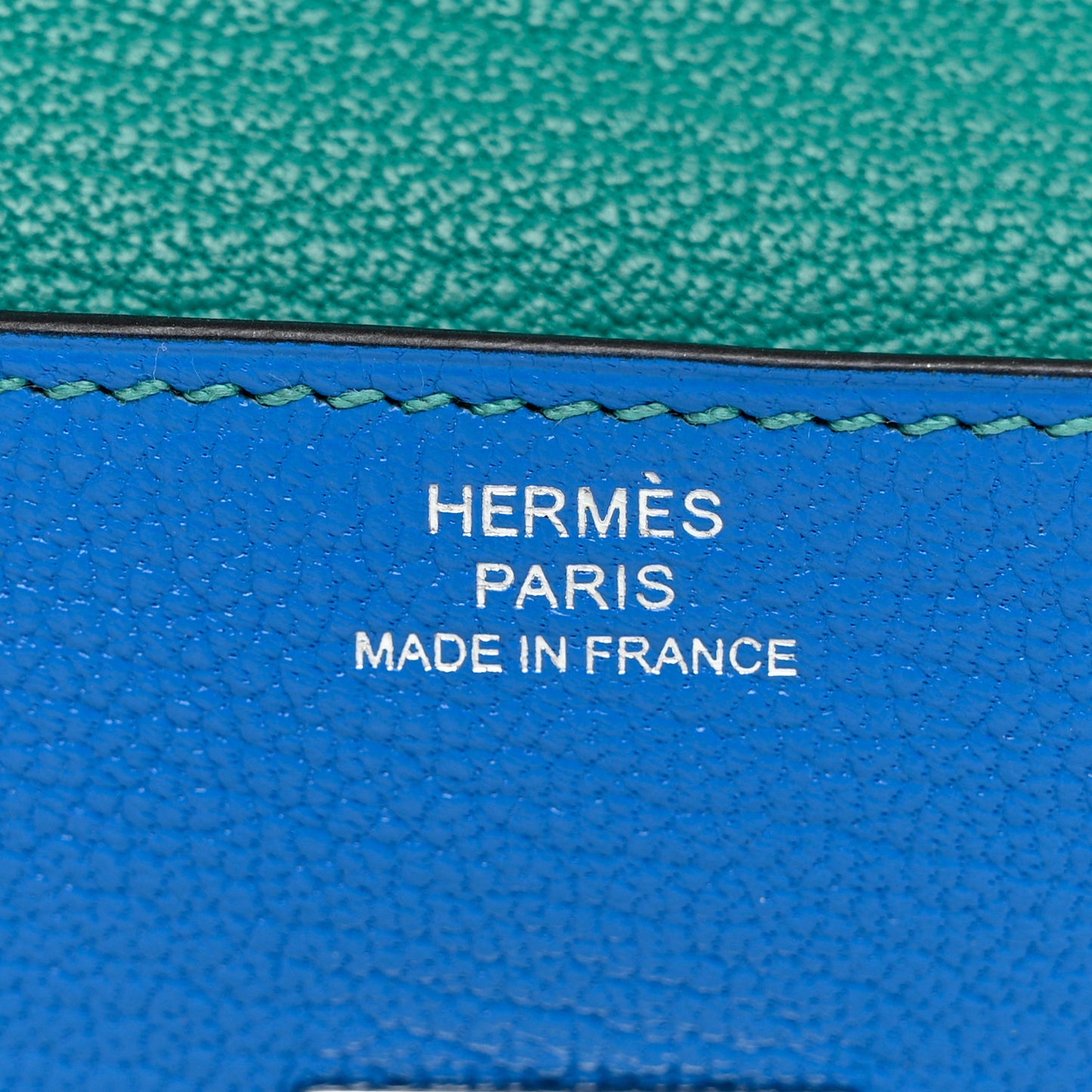 Chevre Mysore Mini Clic Card Holder Bleu Hydra Vert Verone