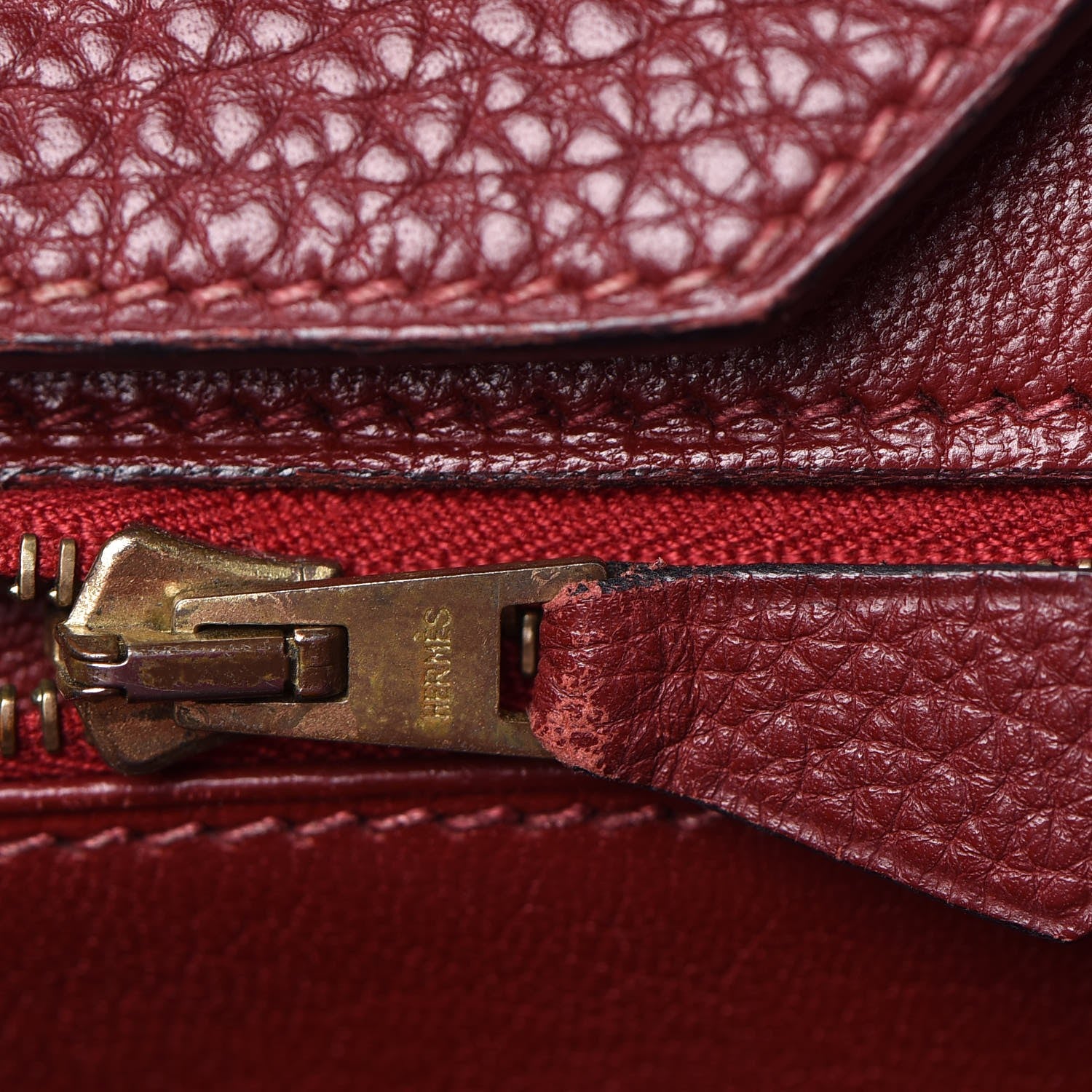 Hermes Fjord Birkin 35 Rouge H 12 of 41