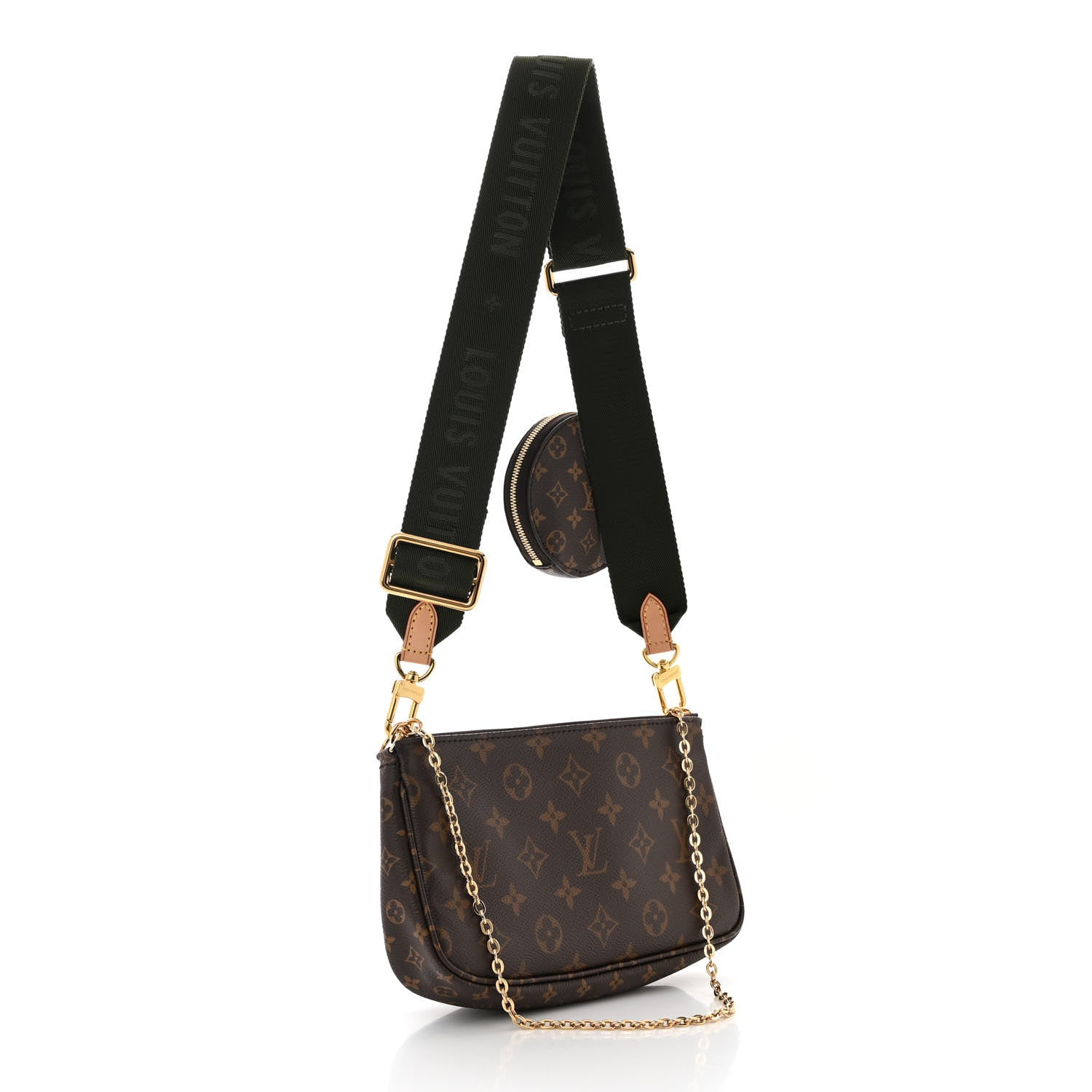 Louis Vuitton Monogram Multi Pochette Accessories Kaki 3 of 10