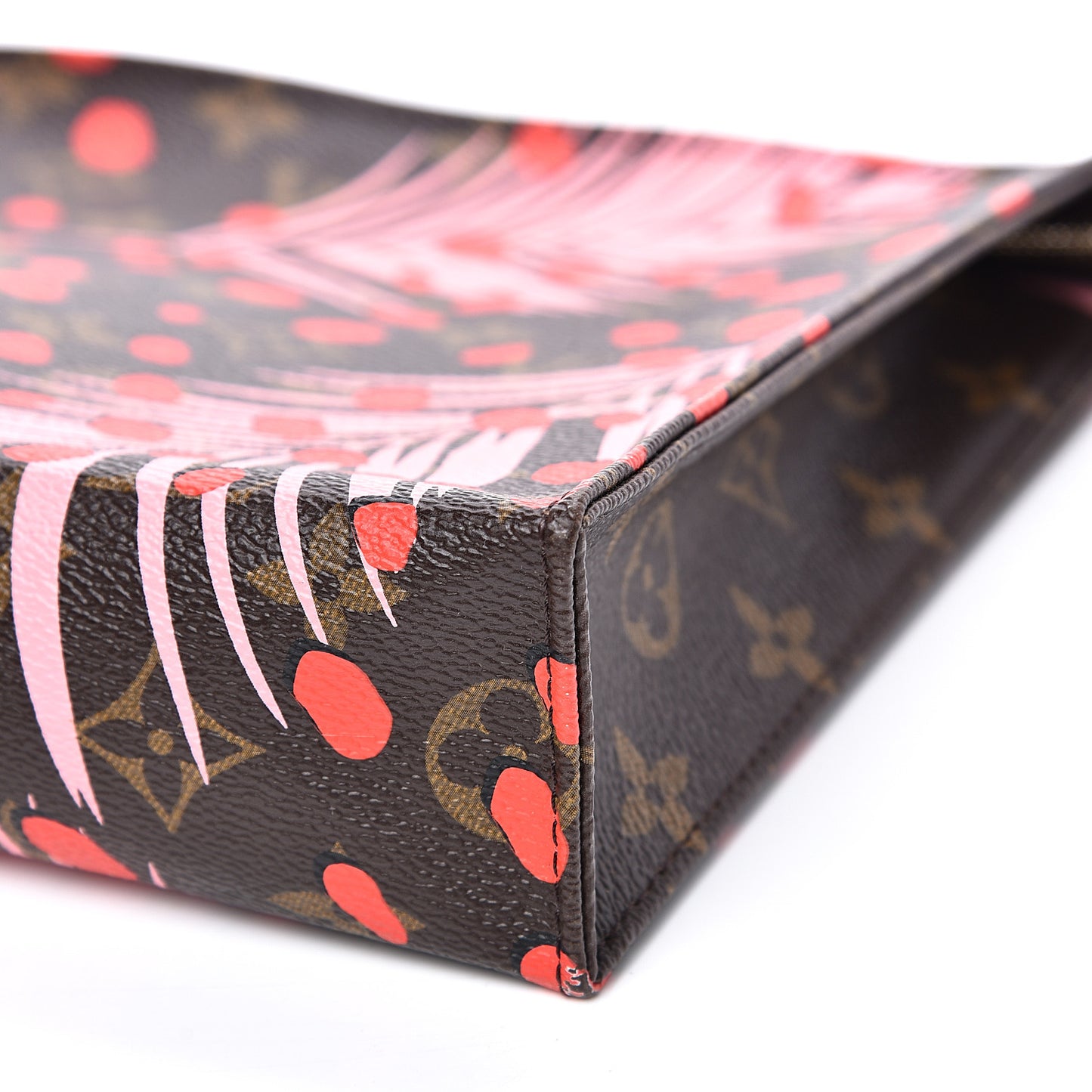 Monogram Jungle Dots Toiletry Pouch 26 Sugar Pink Poppy