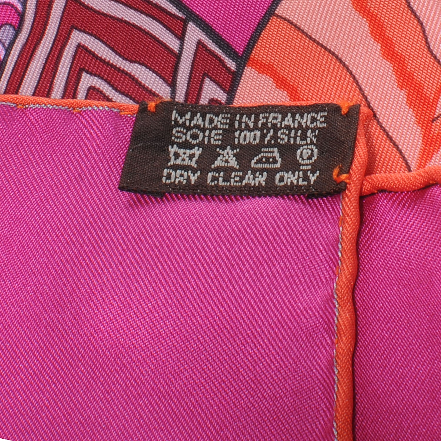 Hermes Silk Fleurs D Indiennes Scarf 90 8 of 8