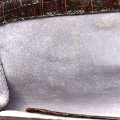 Nancy Gonzalez Crocodile Clutch Brown 19 of 26