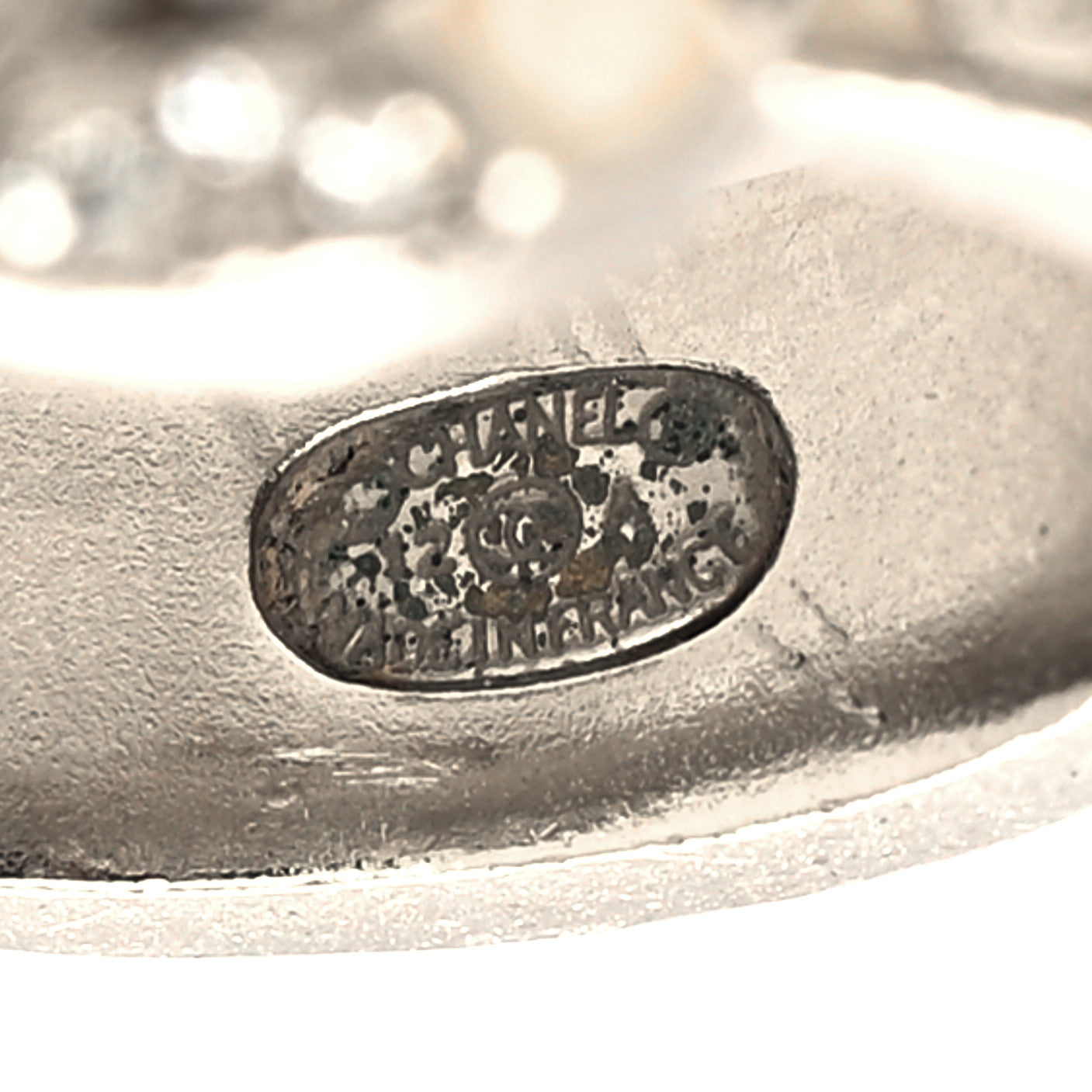 Crystal CC Ring 6 Silver