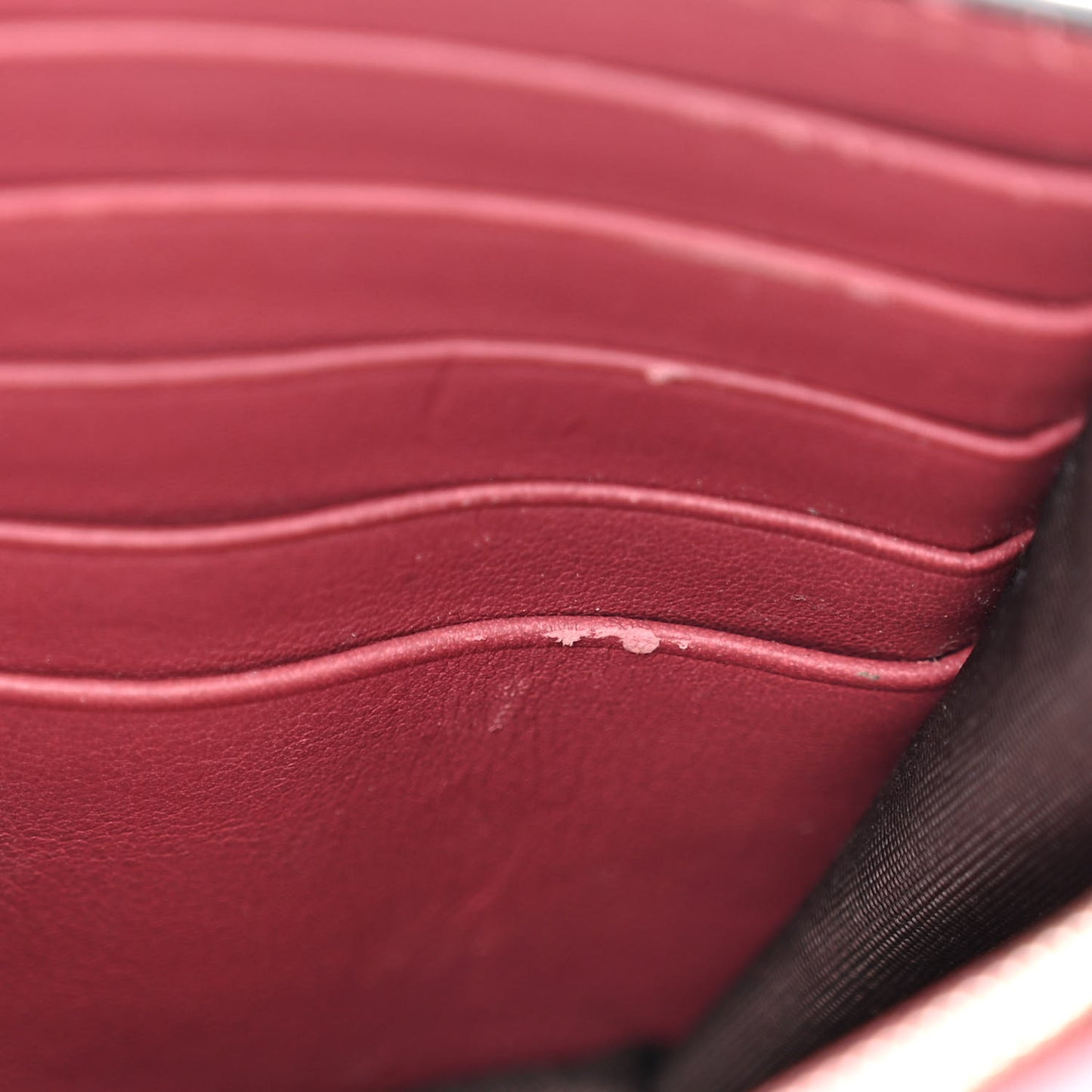 GG Supreme Monogram Blooms Chain Wallet Beige Multicolor Dry Rose