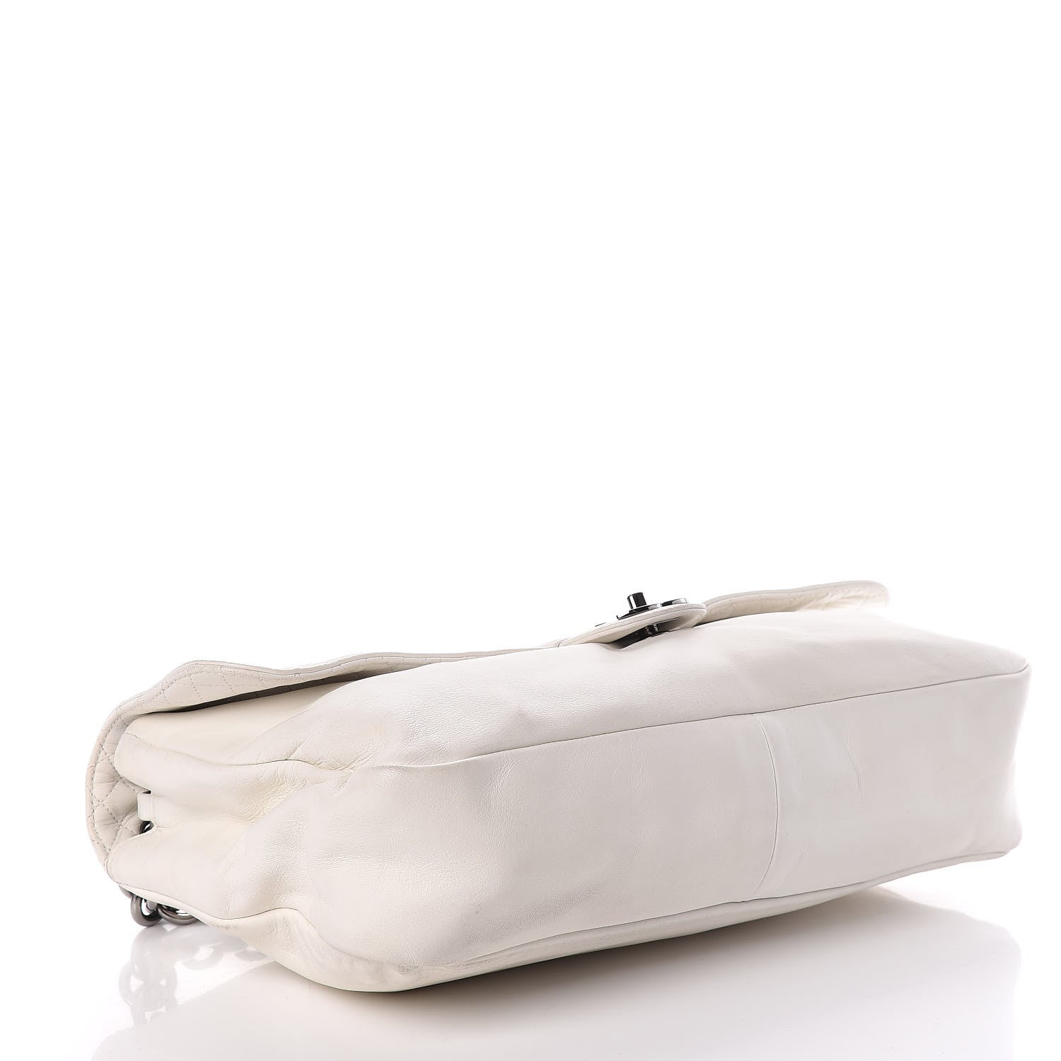 Chanel Lambskin Large Soft and Chain Flap White 4 of 12