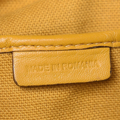Burberry Calfskin Haymarket Check Small Canterbury Tote Yellow 7 of 12