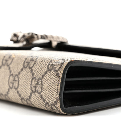 Gucci GG Supreme Monogram Mini Dionysus Chain Wallet Beige Black 10 of 13