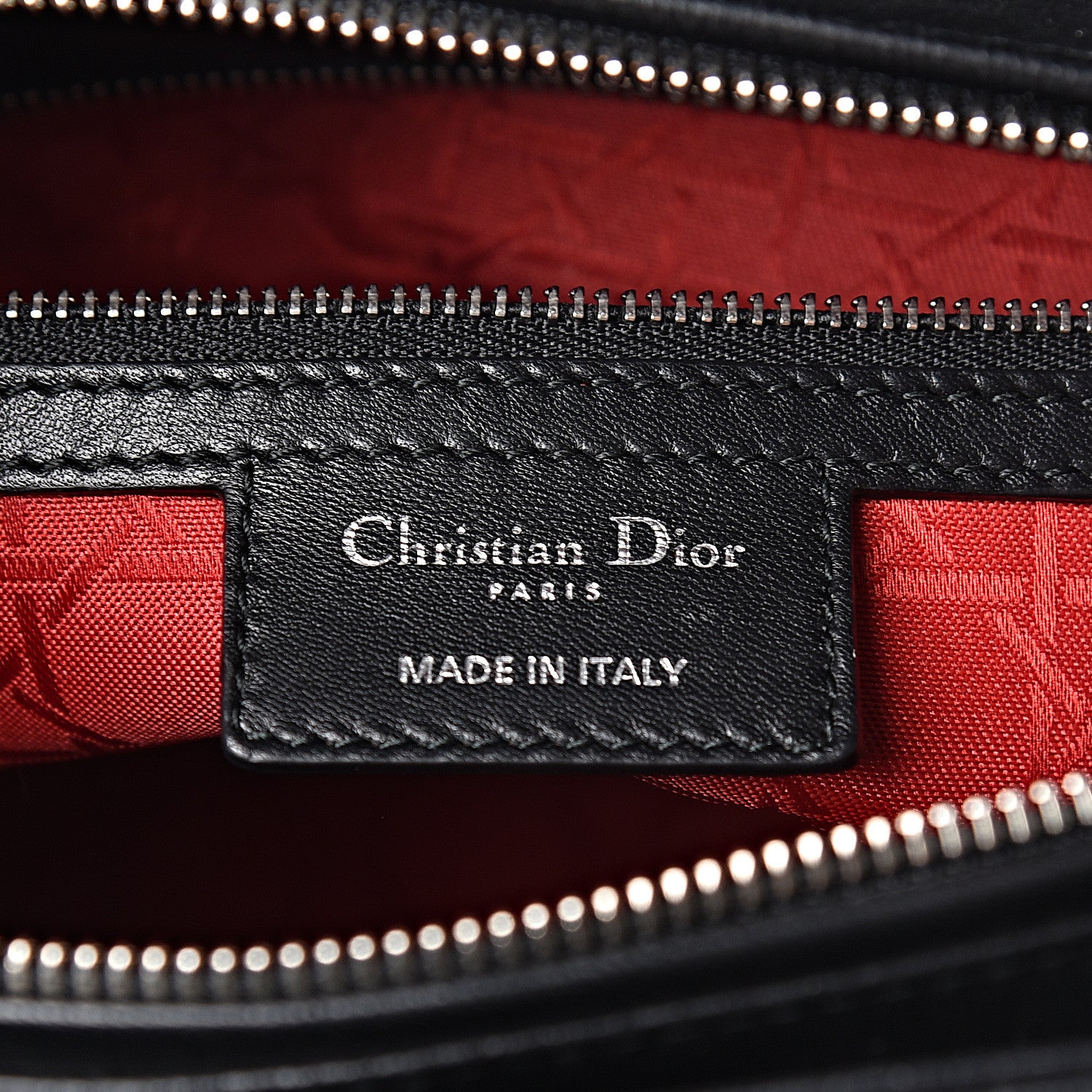Christian Dior Lambskin Cannage Large Lady Dior Black 6 of 10