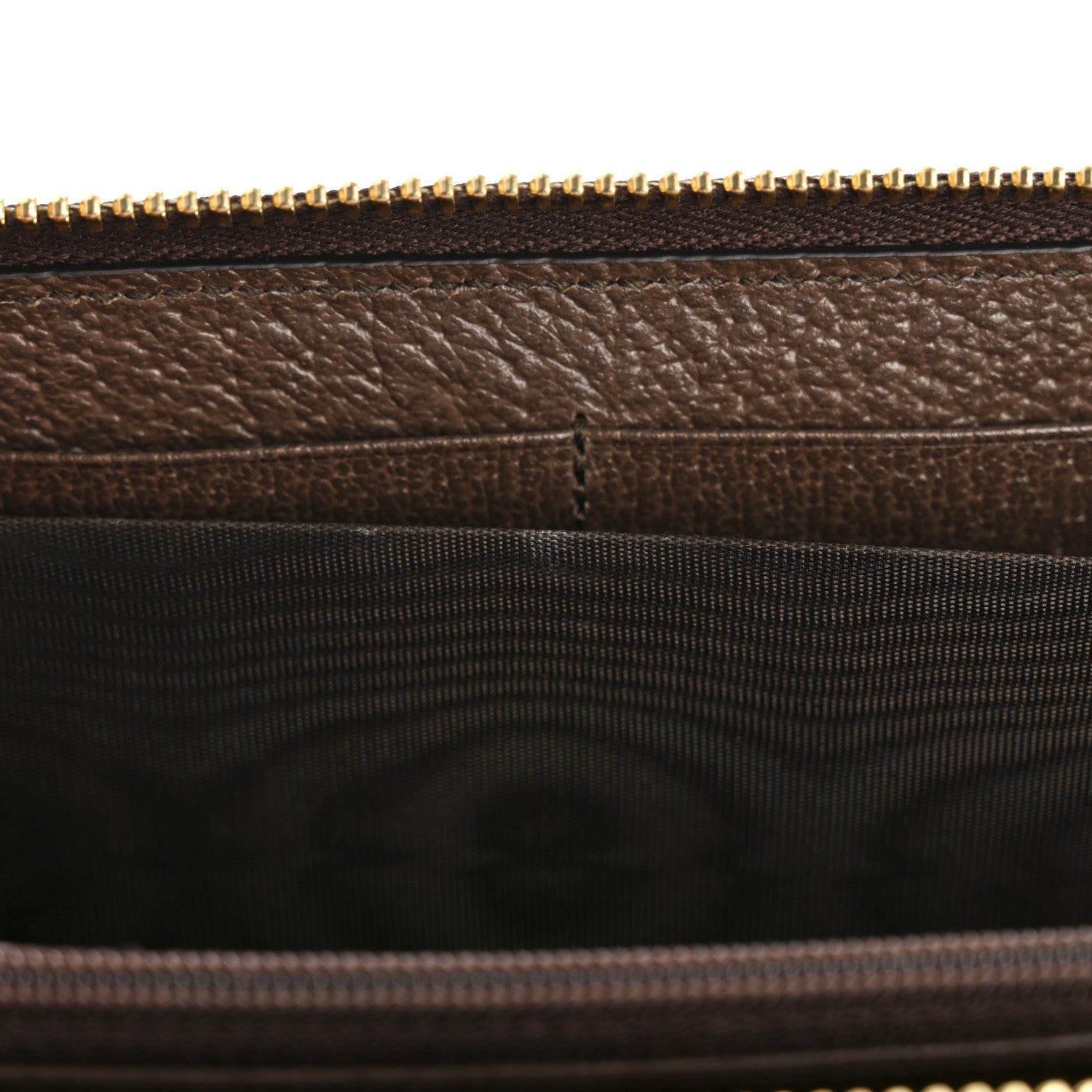 Gucci GG Supreme Monogram Web Ophidia Zip Around Wallet Brown 15 of 20