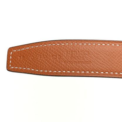 Hermes Swift Epsom 24mm Mini Medor Belt 75 Black Gold 3 of 8