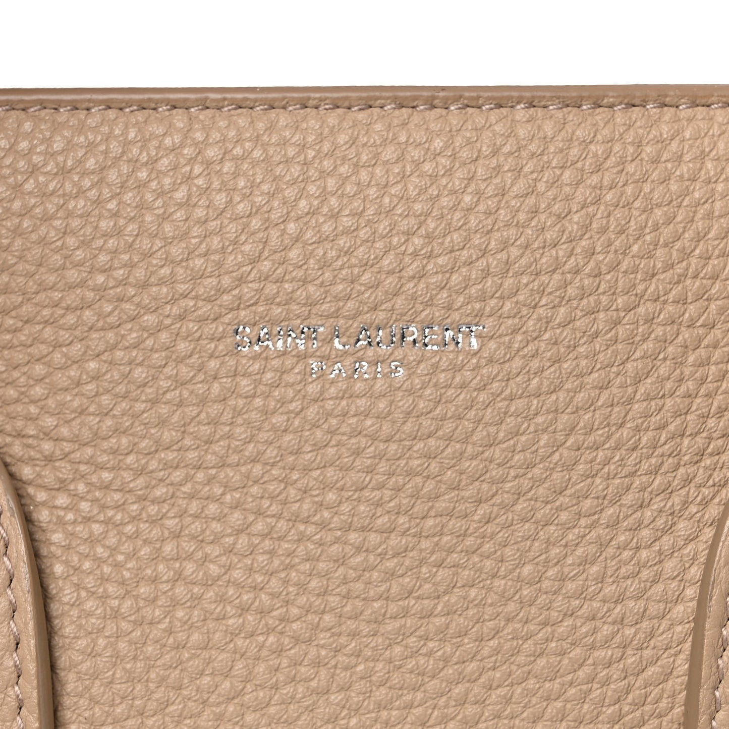 Grained Calfskin Small Supple Sac De Jour Dark Beige