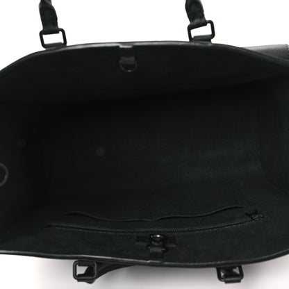 Louis Vuitton Soft Calfskin Lockme Tote MM Black 5 of 11