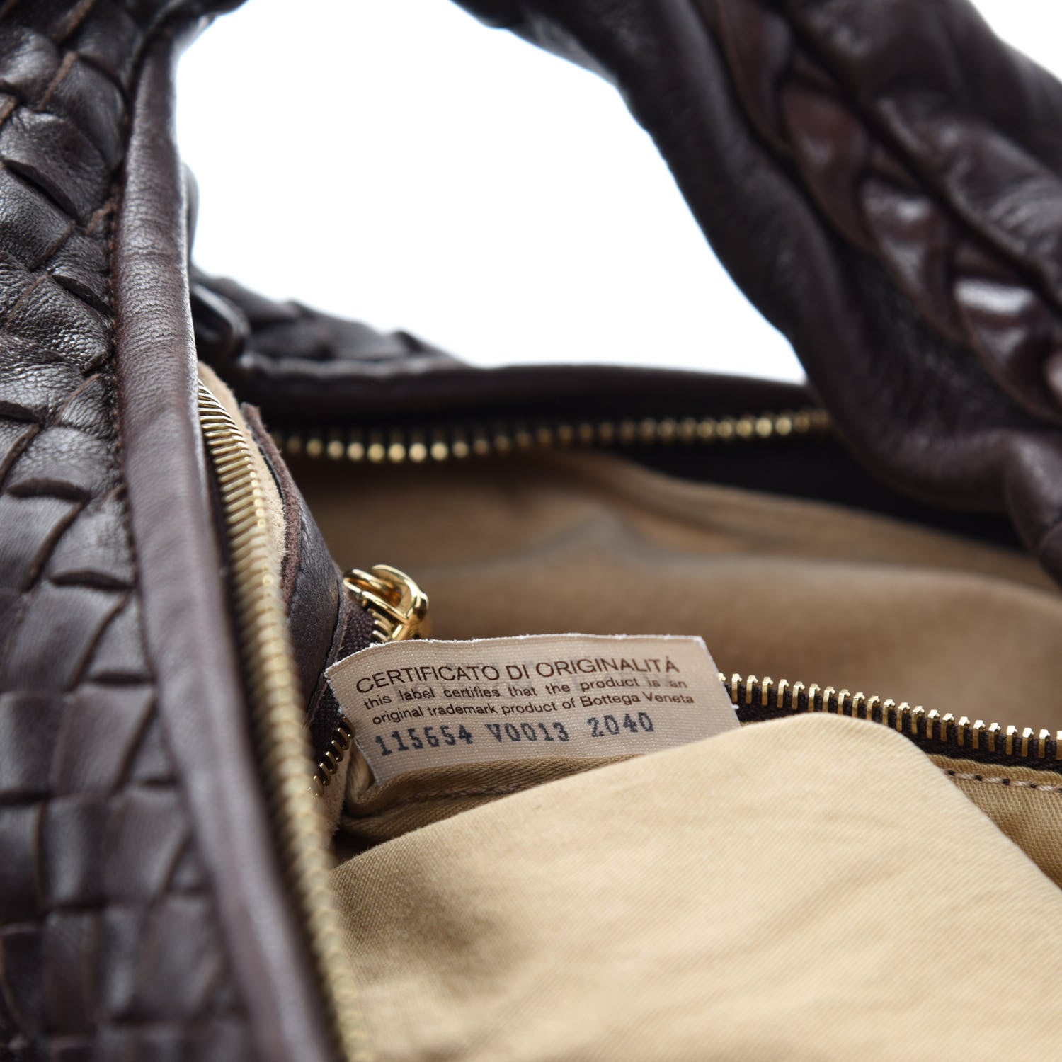 Bottega Veneta Nappa Intrecciato Large Veneta Hobo Ebano 11 of 12