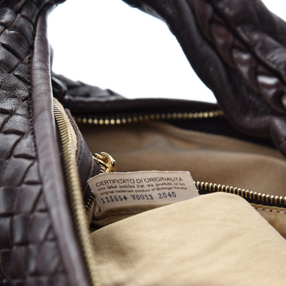 Bottega Veneta Nappa Intrecciato Large Veneta Hobo Ebano 11 of 12