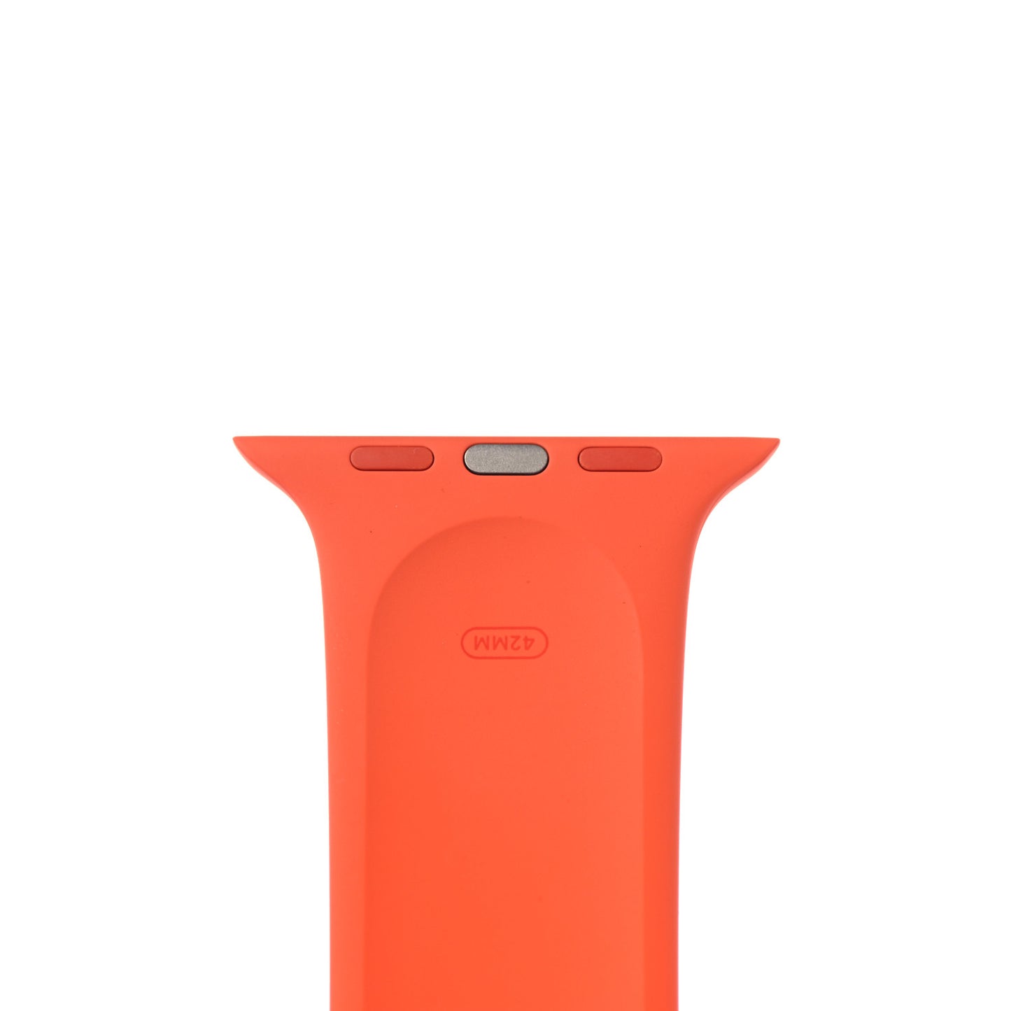 Silicone 42mm Apple Sports Watch Single Tour Band Orange