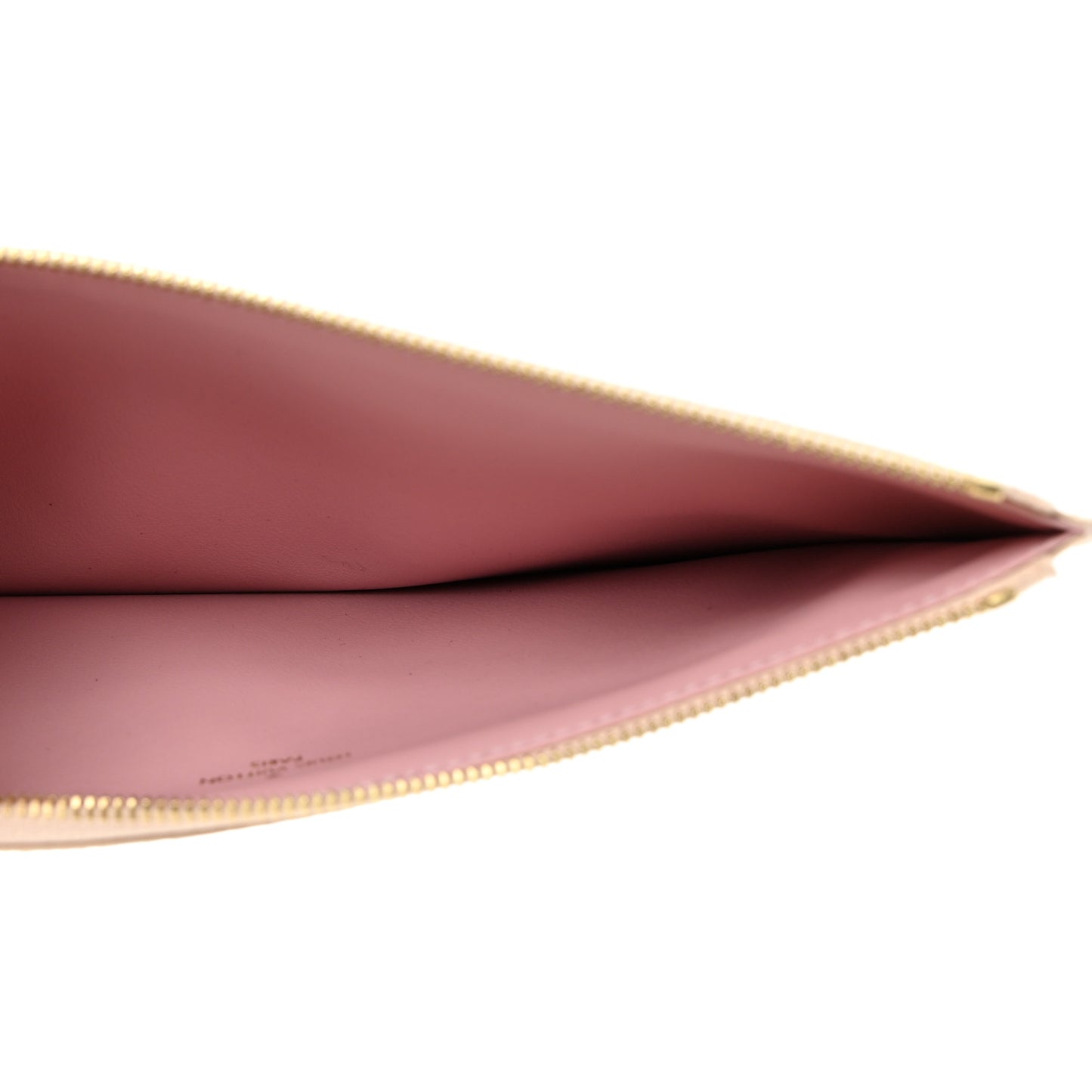 Damier Azur Felicie Chain Wallet Zippered Insert Rose Ballerine