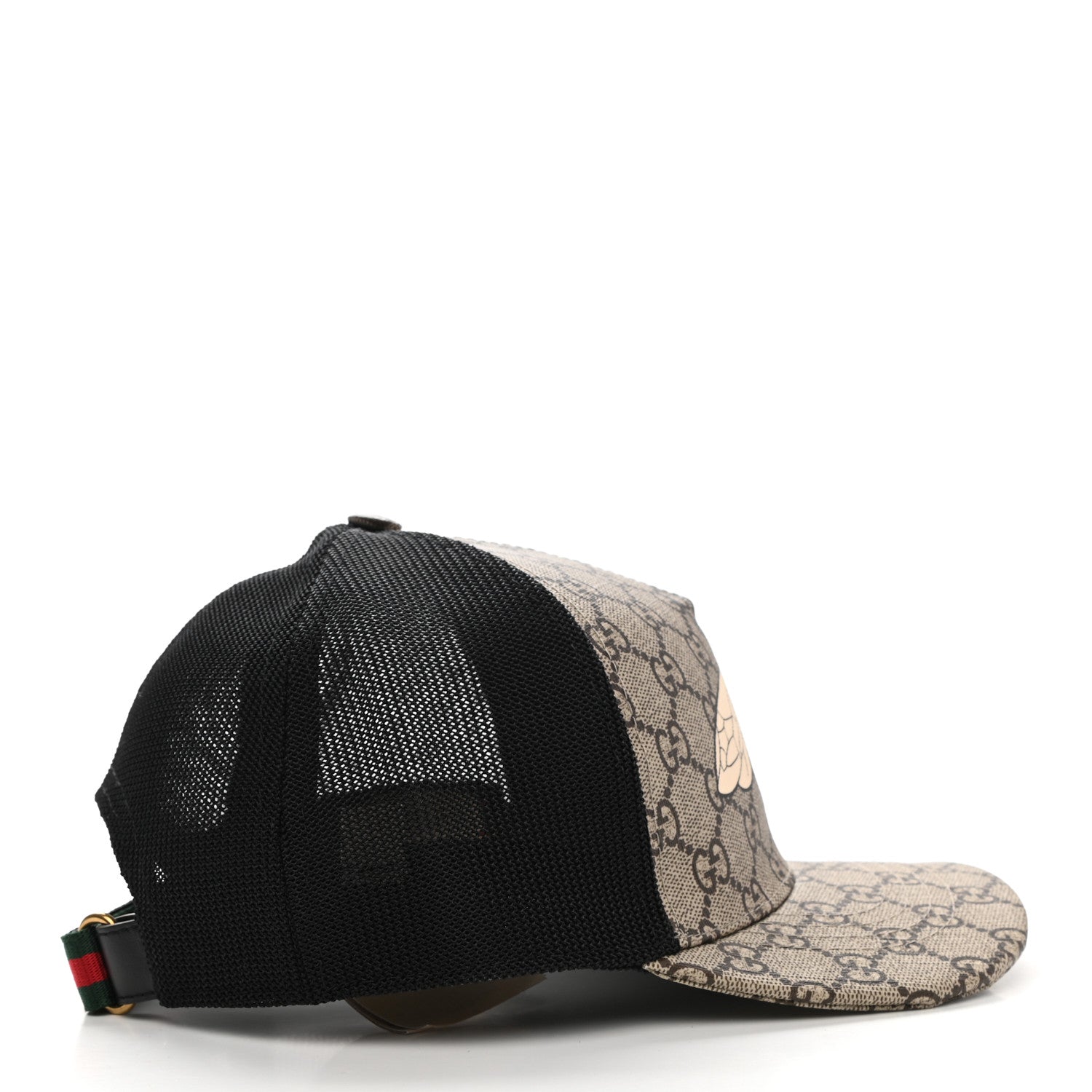 Gucci GG Supreme Monogram Bee Print Baseball Hat M Beige 5 of 9
