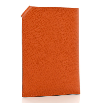 Hermes Epsom Tarmac PM Passport Holder Orange 3 of 7