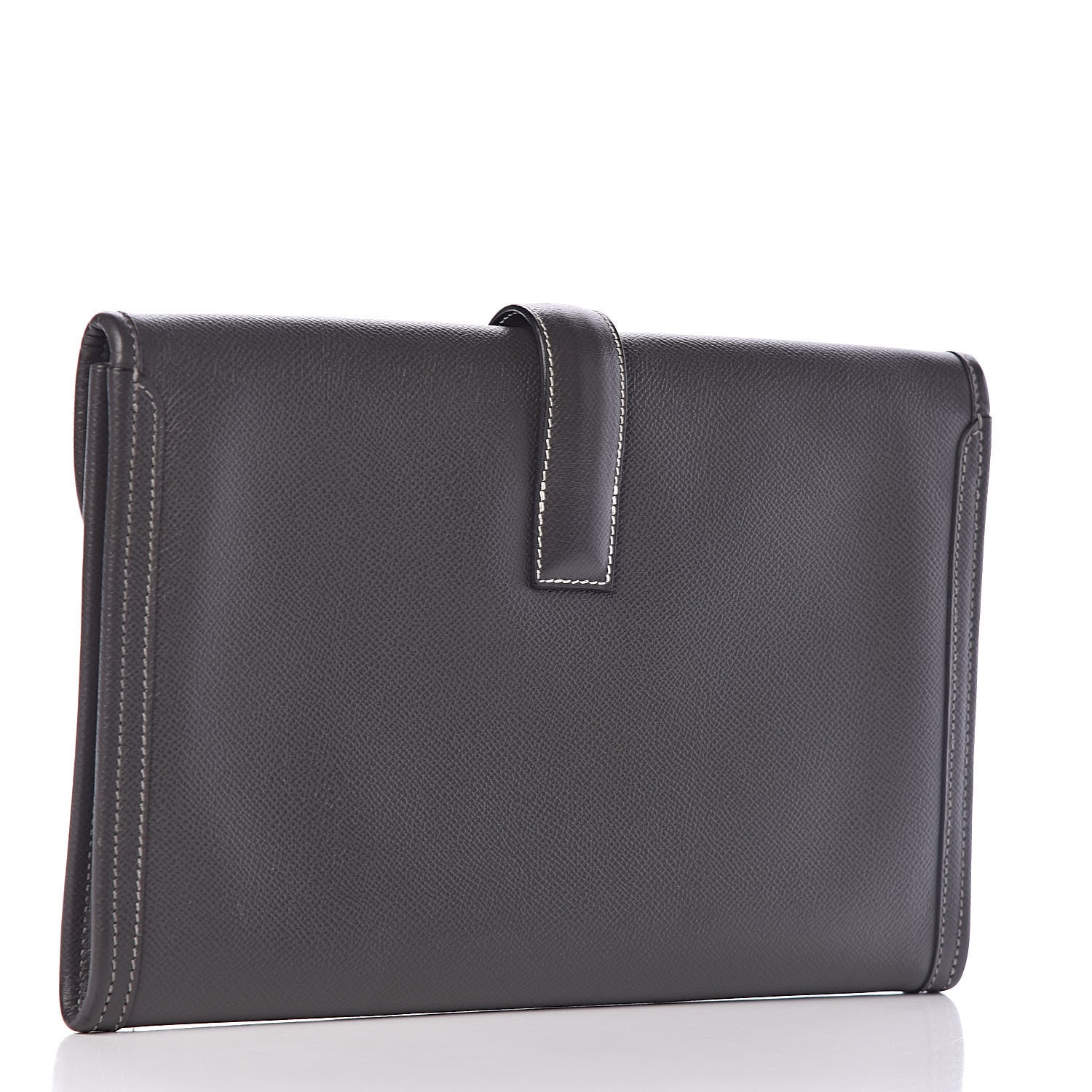 Hermes Epsom Jige PM Clutch Graphite 3 of 10