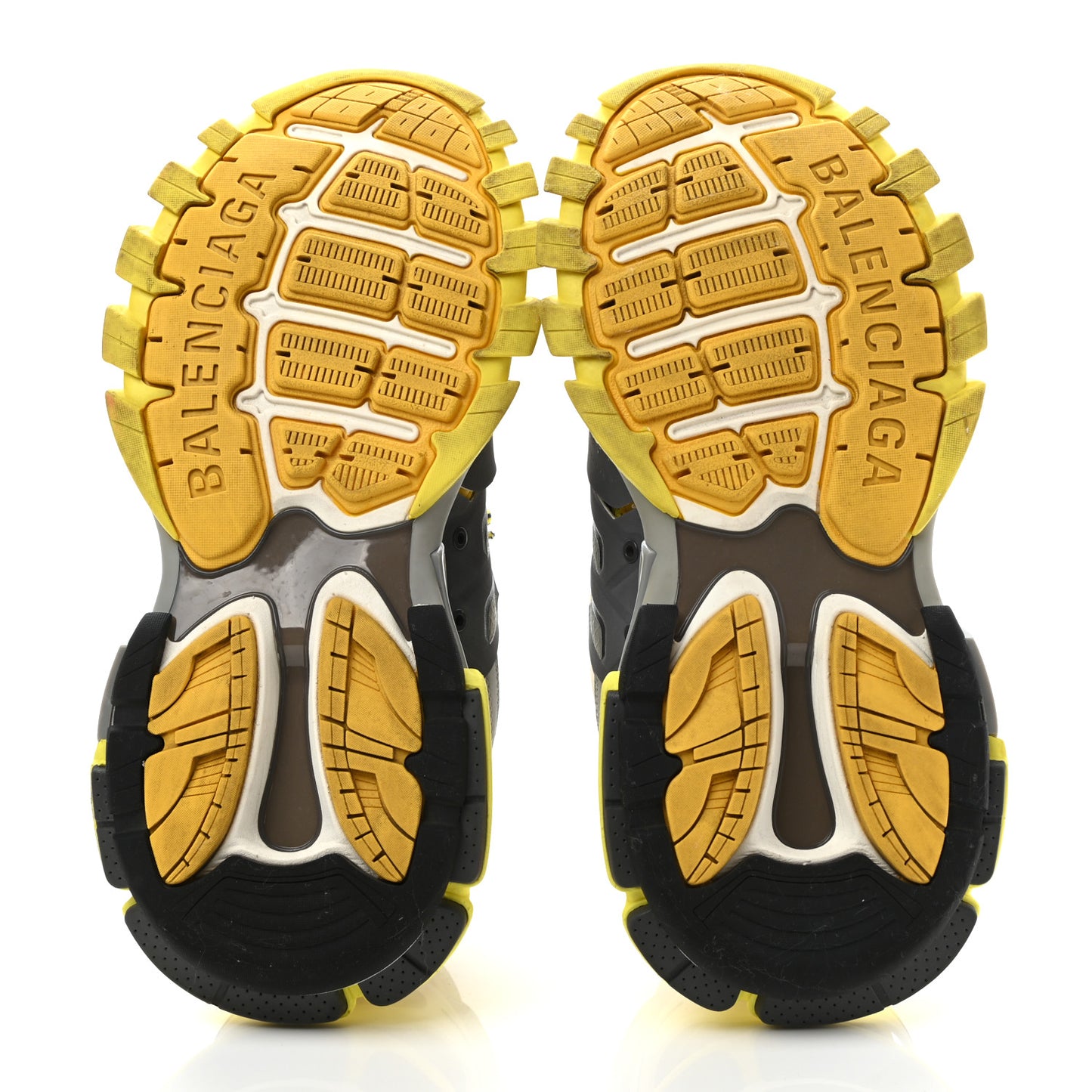 Mesh Nylon Womens Track Sneakers 39 Jaune Black White