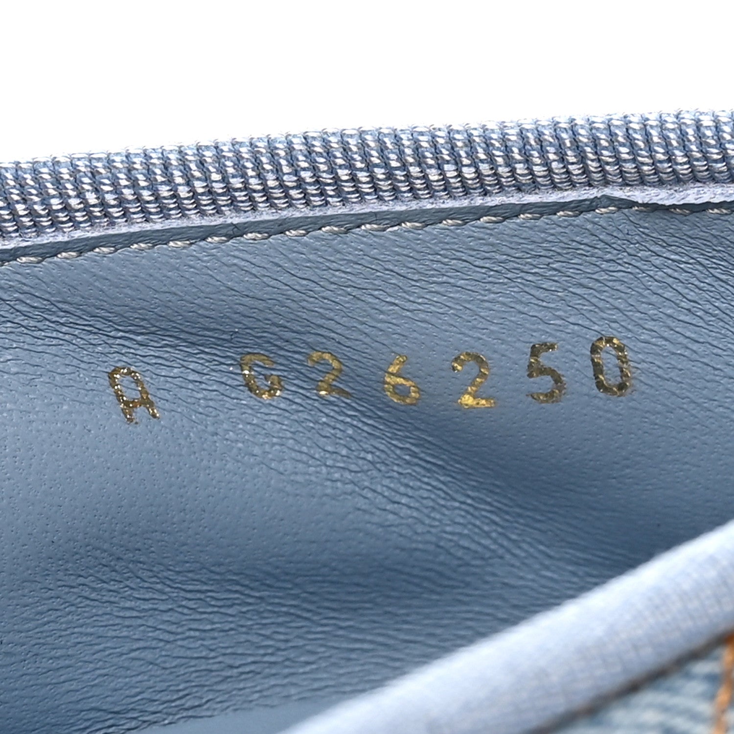 Chanel Denim Quilted CC Cap Toe Ballerina Flats 37.5 Light Blue 9 of 9