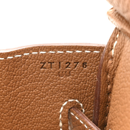 Hermes Togo Birkin 30 Gold 7 of 13
